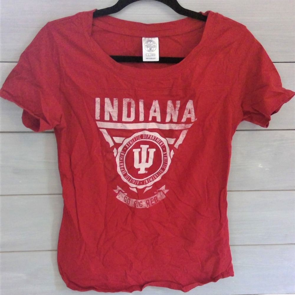 Crimson Red Indiana University Tee